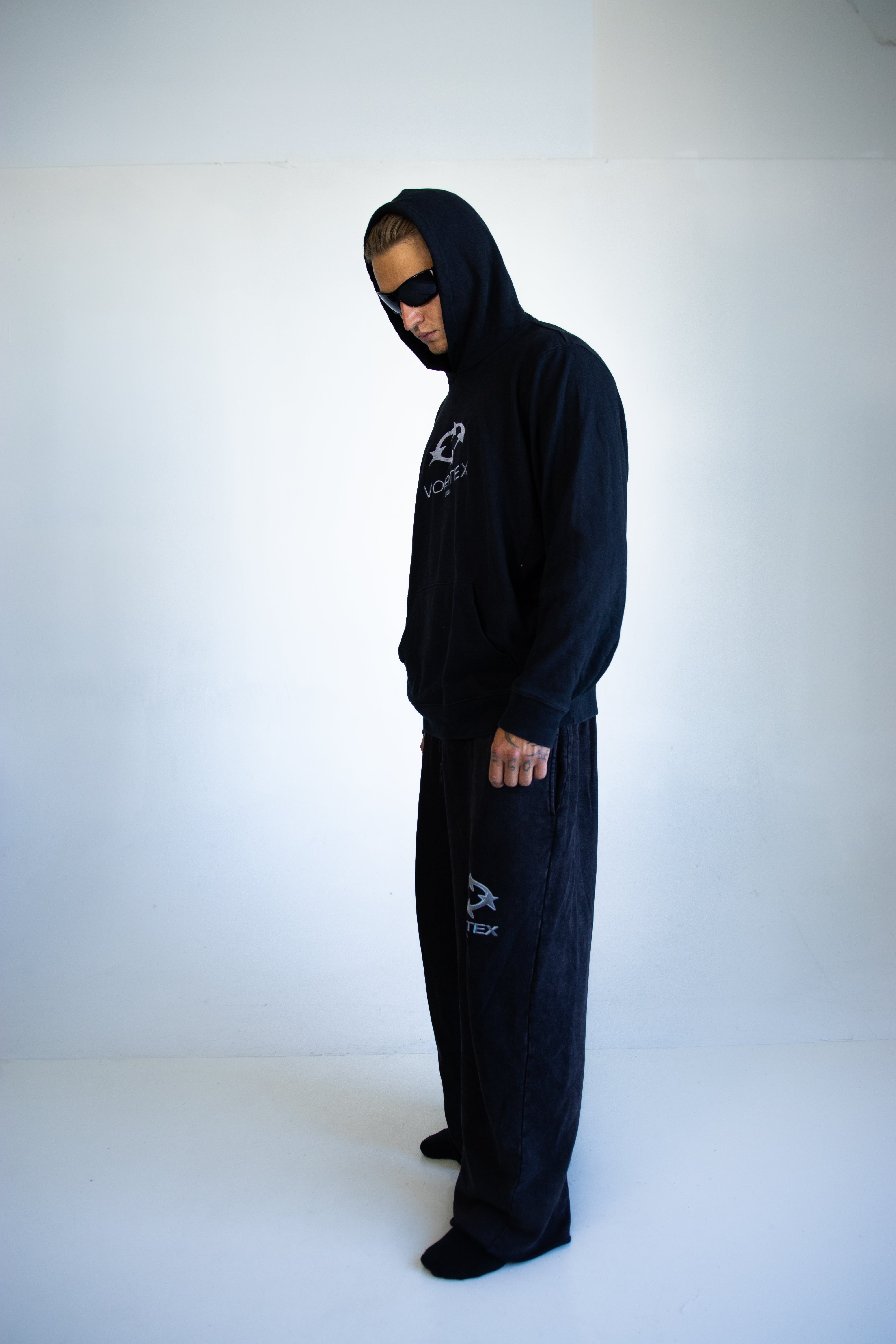 Embroidered Logo Hoodie