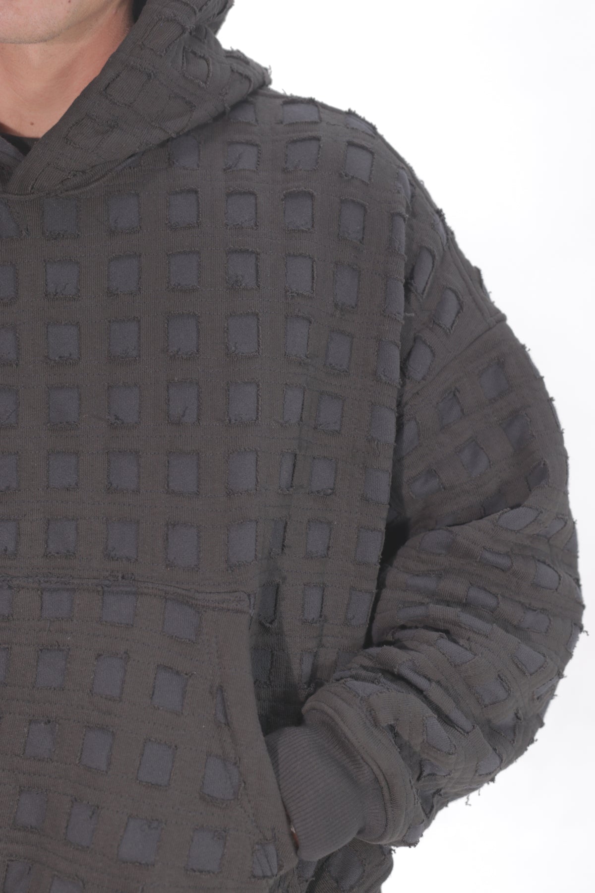 cut hoodie