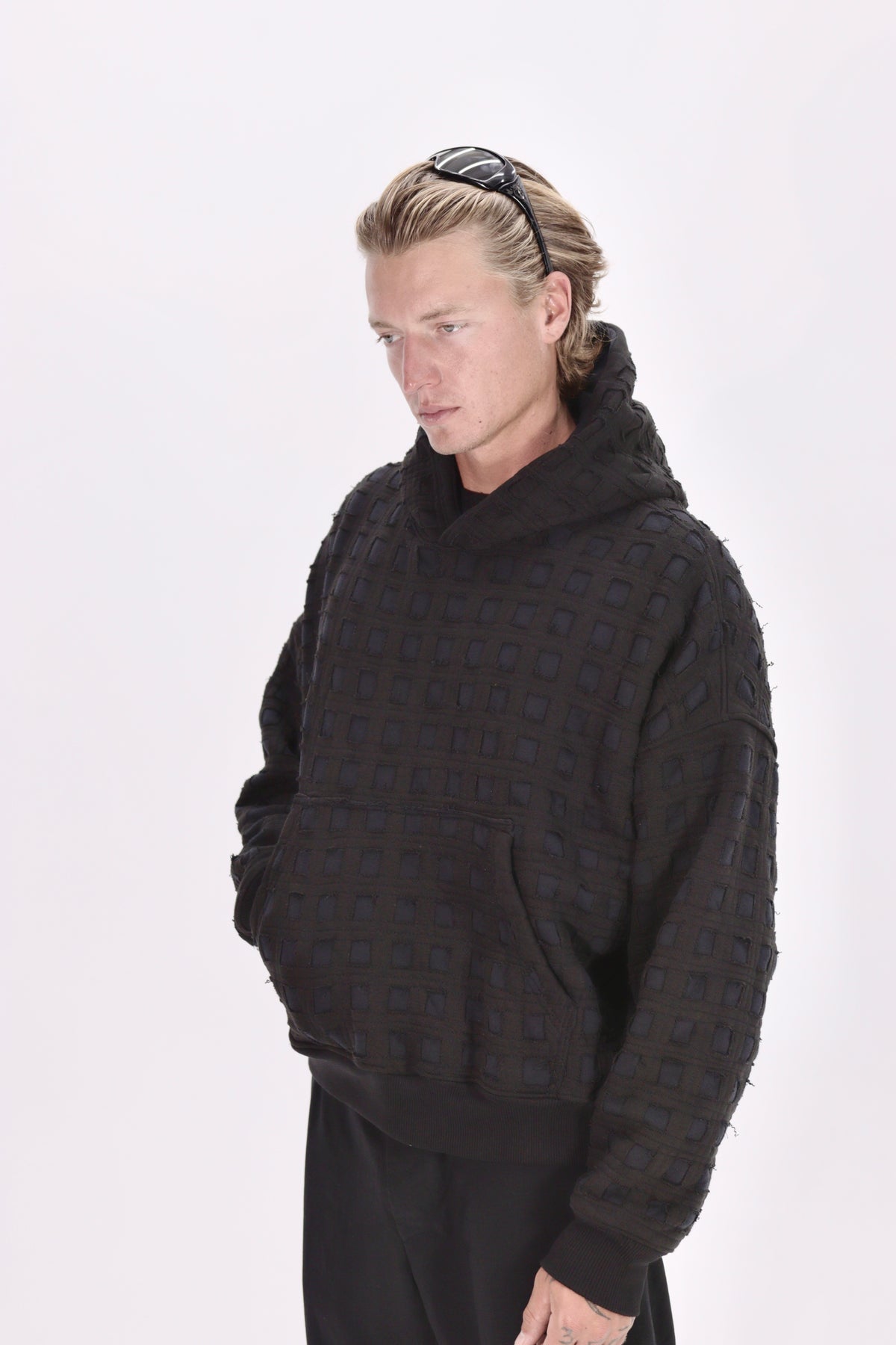 cut hoodie