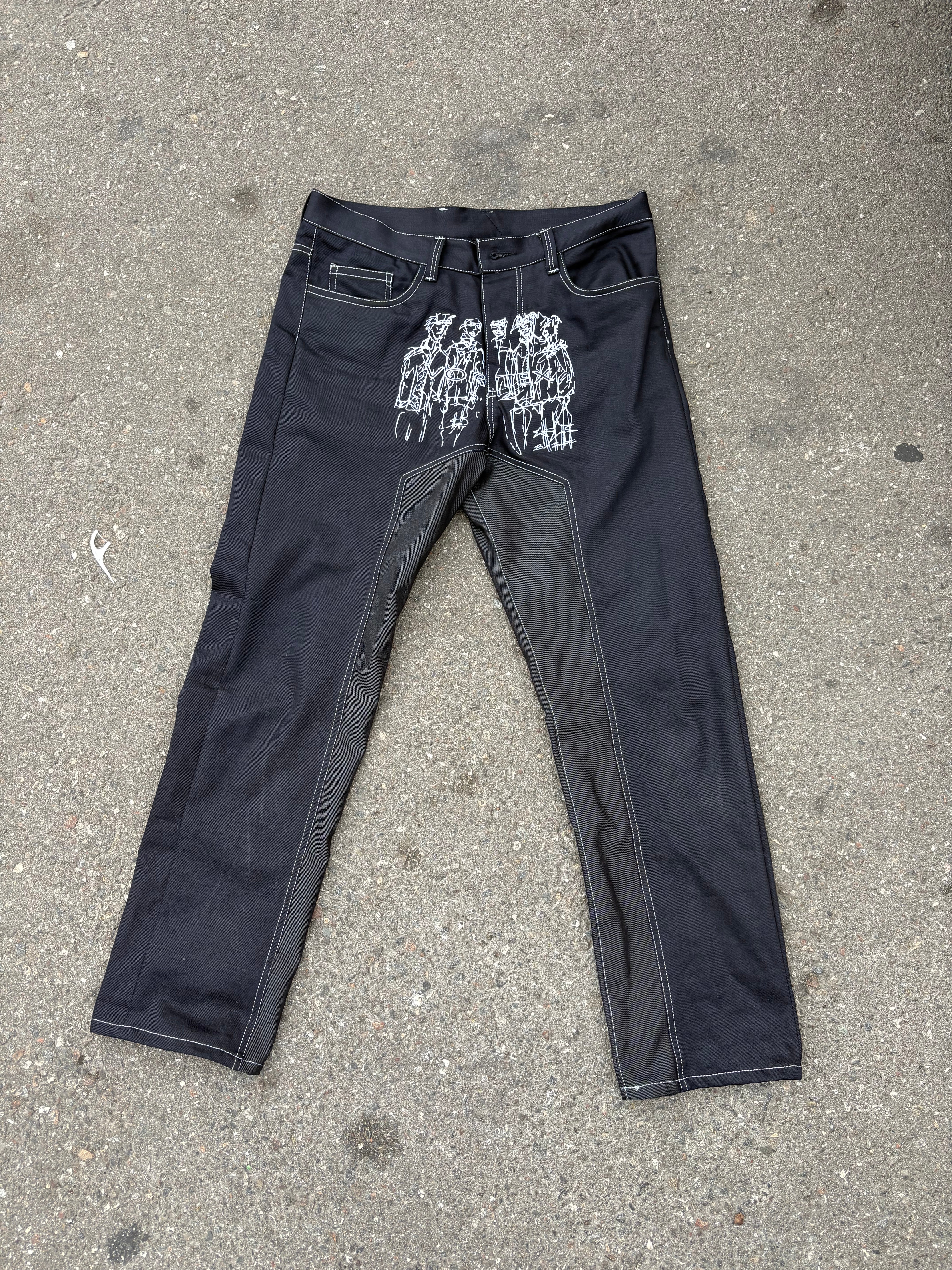 Embroidered Jeans