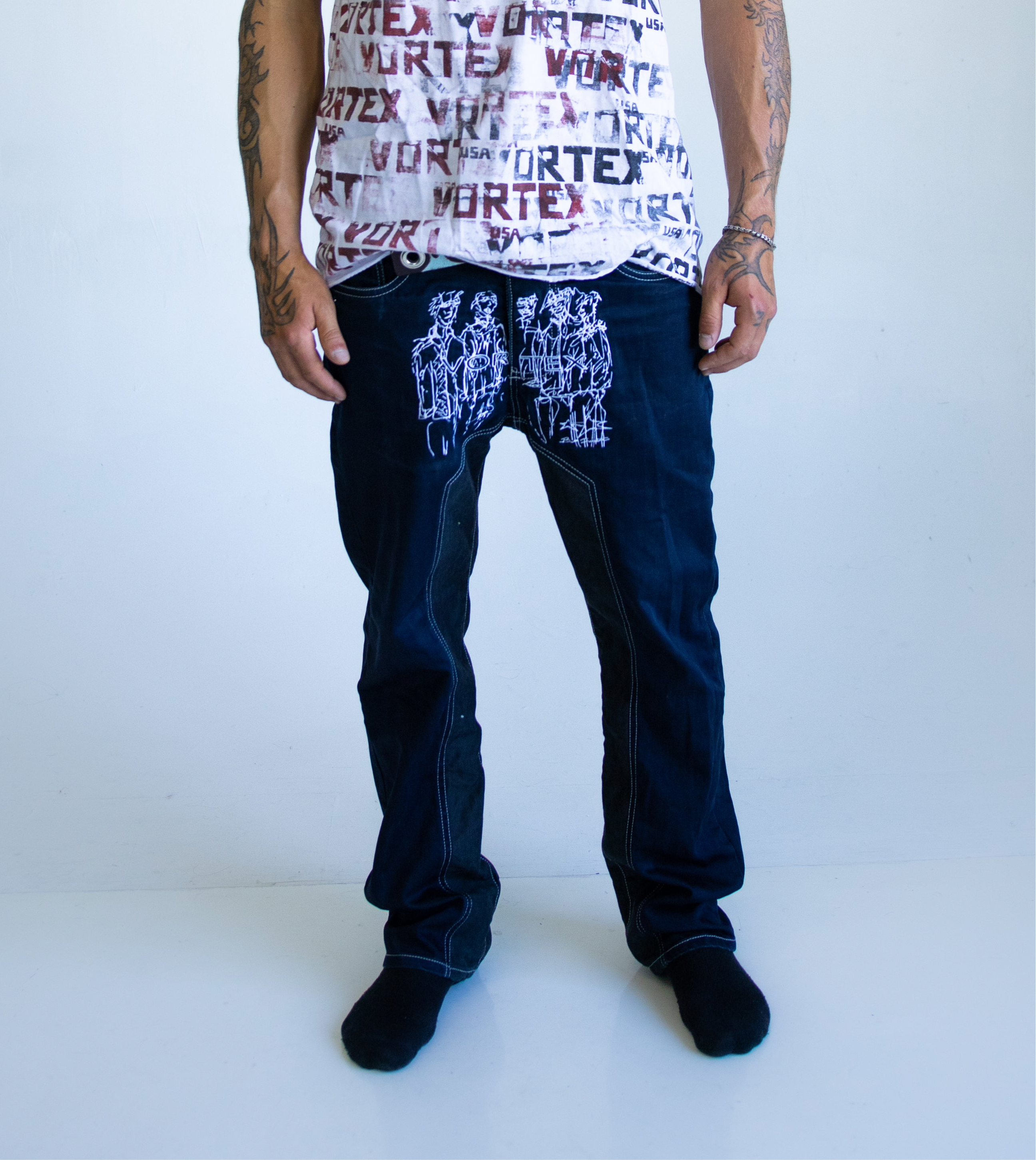 Embroidered Jeans