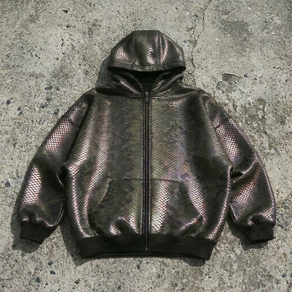 Chrome Snake Hoodie