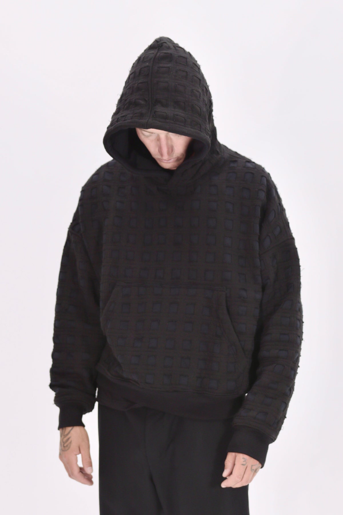 cut hoodie