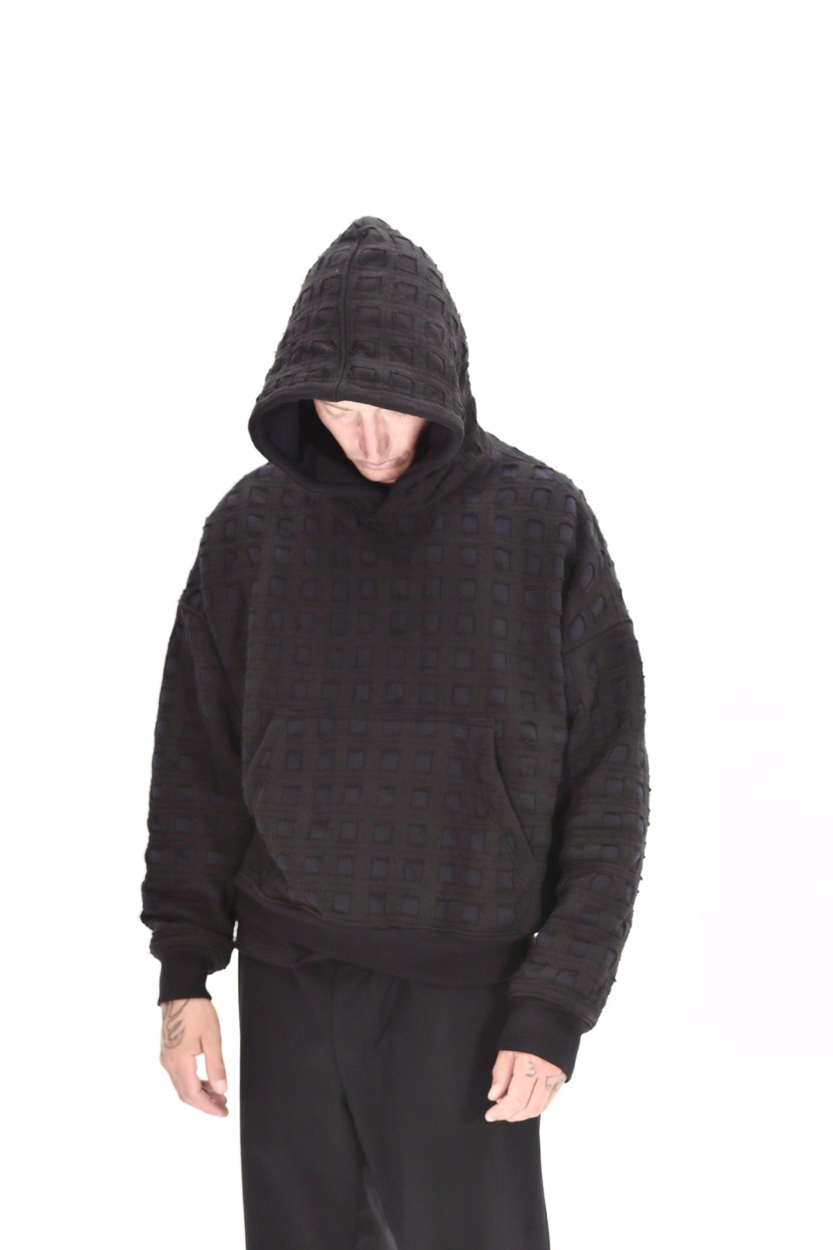 cut hoodie