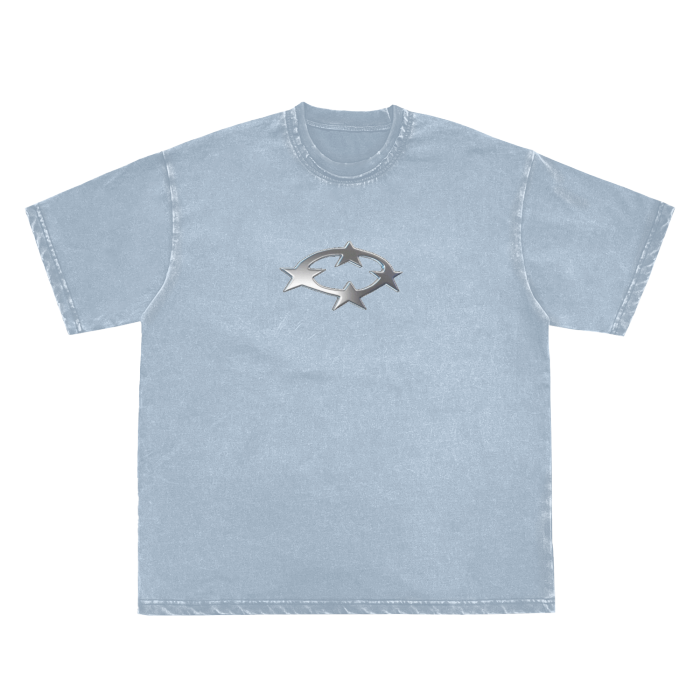 CIRCLE TEE BLUE