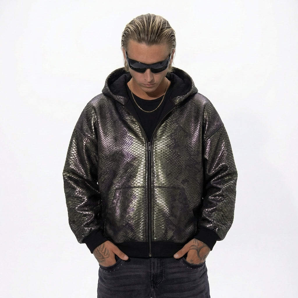 Chrome Snake Hoodie