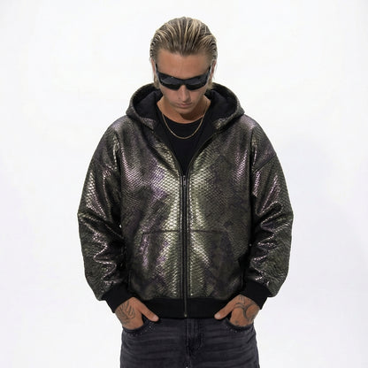 Chrome Snake Hoodie