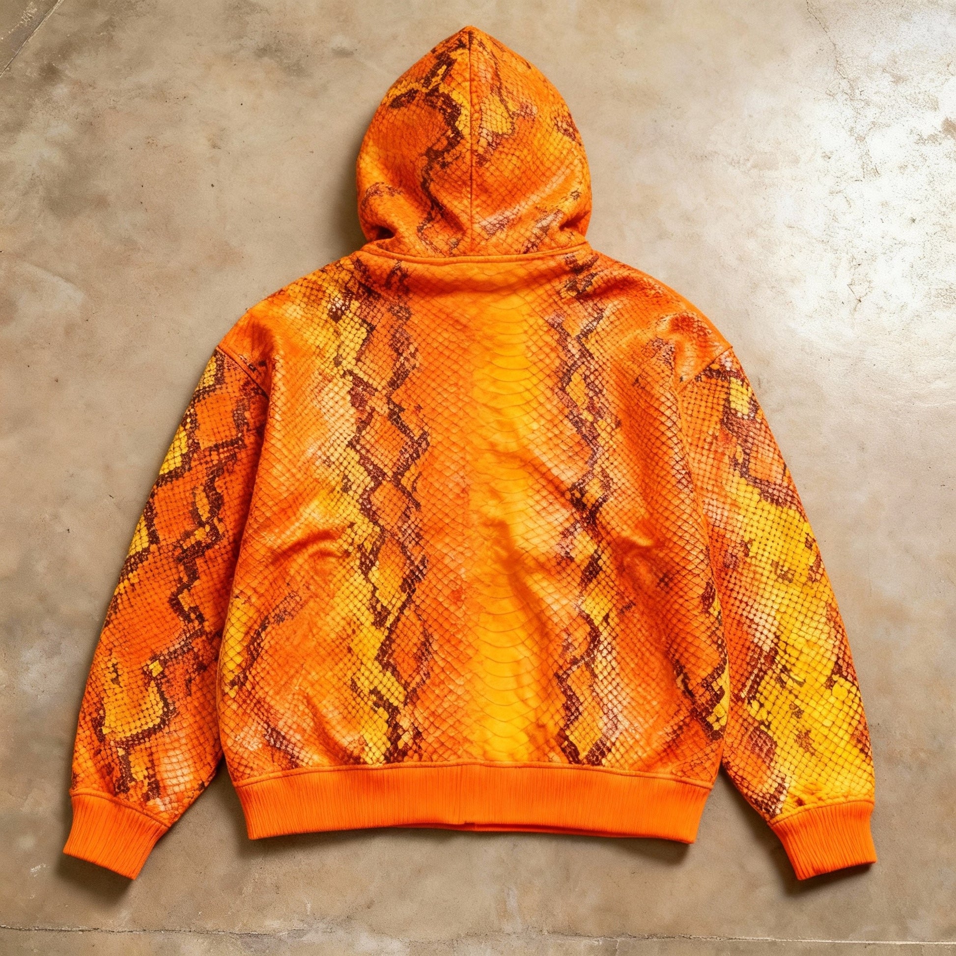 Electric Snake Print Hoodie
