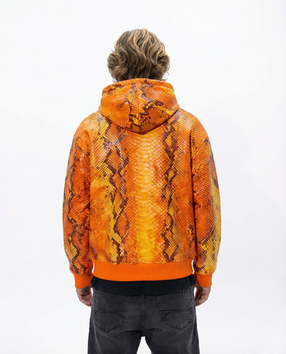 Electric Snake Print Hoodie