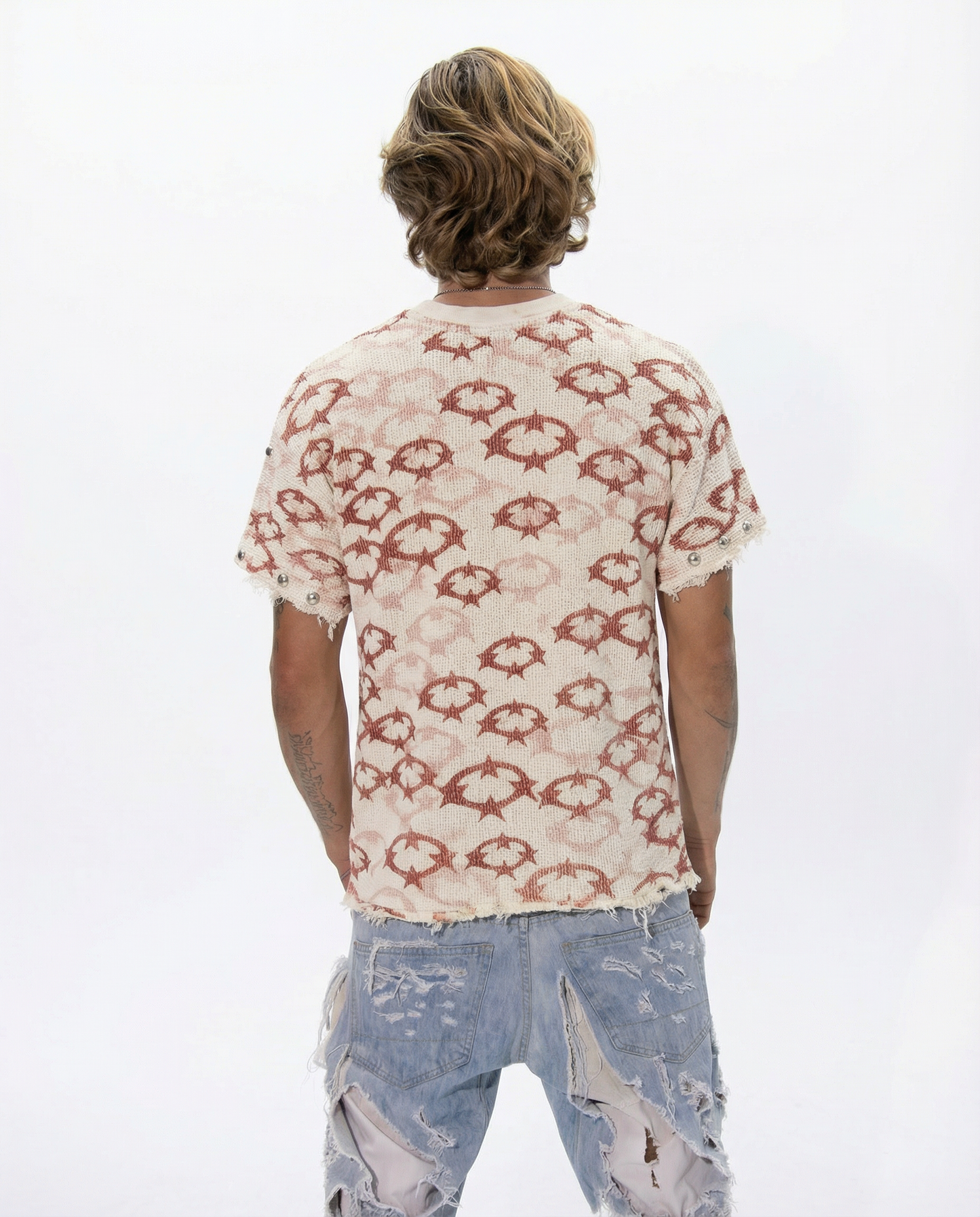 Icon Frayed Hem Thermal Tee